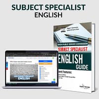 SPSC Subject Specialist English Guide Package SPSC Subject Specialist