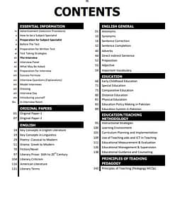 SPSC Subject Specialist English Guide SPSC Subject Specialist English Guide Contents