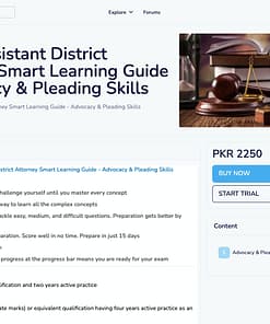 High Scoring Guide for Assistant District Attorney Advocacy Pleading Skills