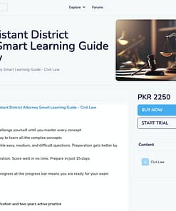 High Scoring Guide for Assistant District Attorney Civil Law