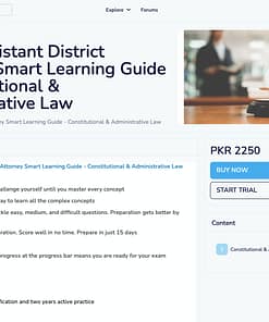 High Scoring Guide for Assistant District Attorney Constitutional Administrative Law