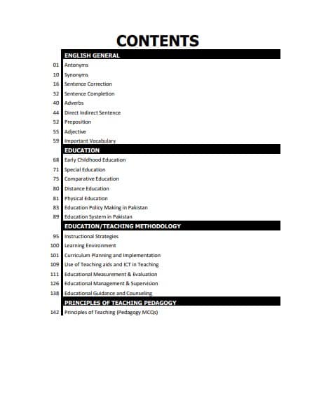 SPSC Subject Specialist Urdu Guide Package SPSC Subject Specialist Urdu Guide English Contents 1