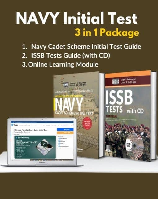 Navy Cadet Initial + ISSB Tests Guides with module Package Navy Cadet Initial + ISSB Tests Guides