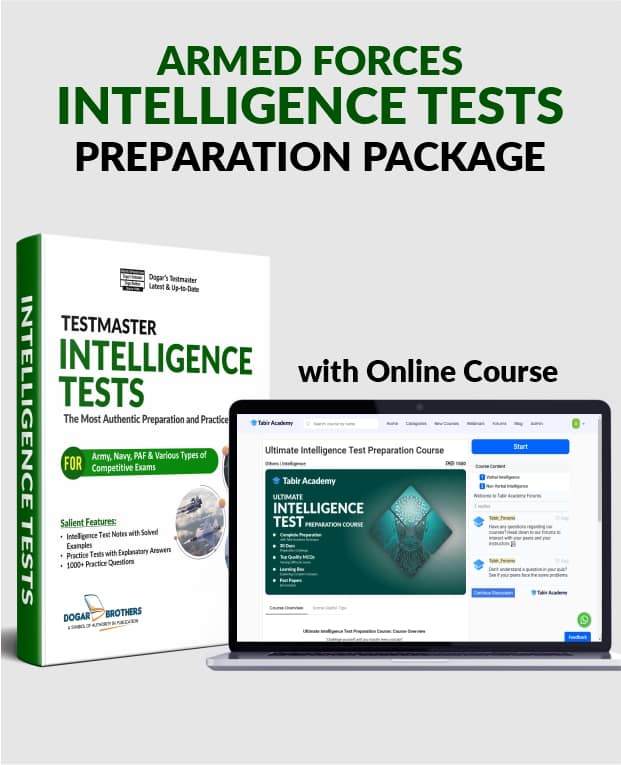 Armed Forces Intelligence Tests Guide Package Armed Forces Intelligence guide Book